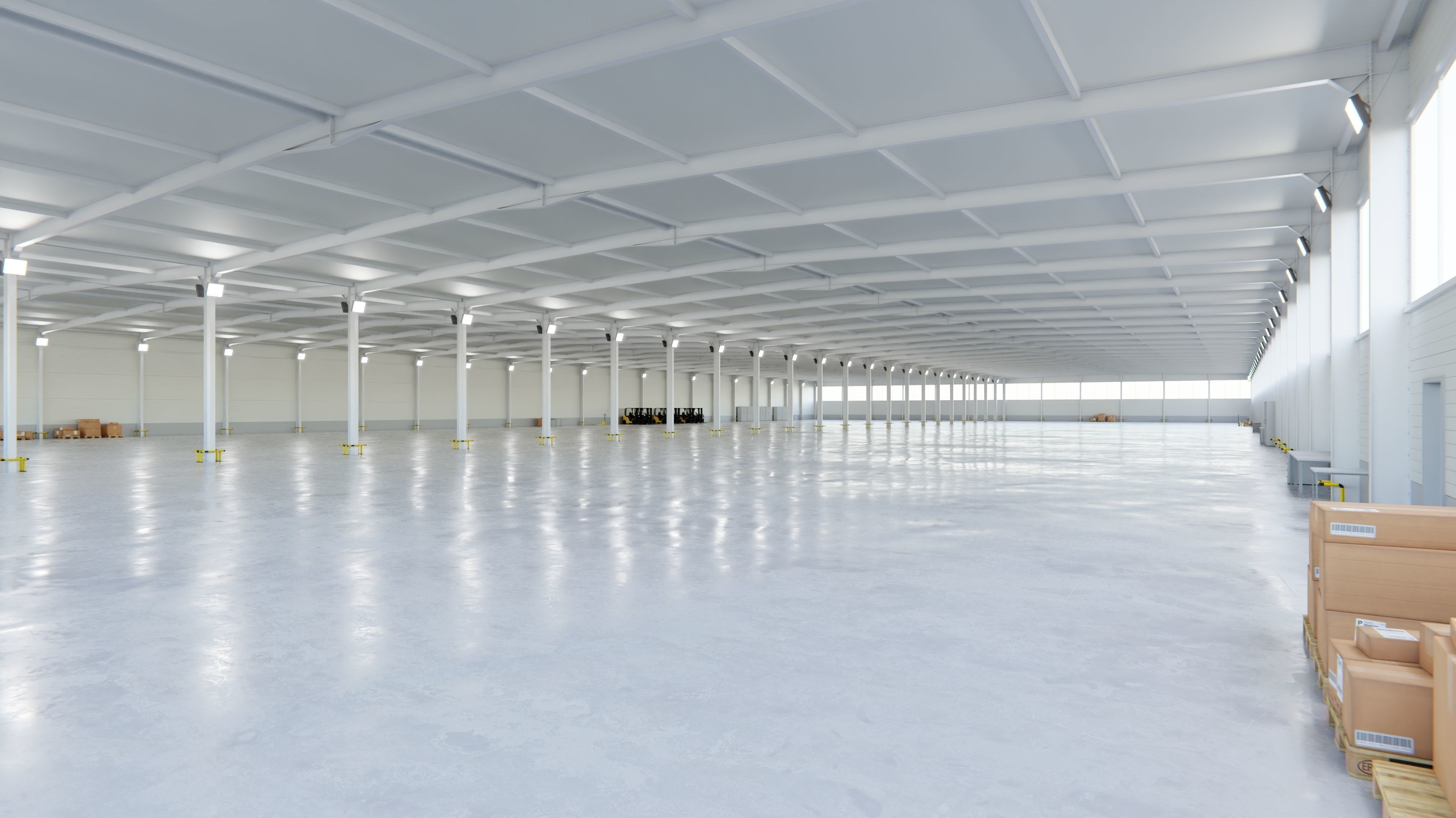 Warehouse Interior 5c Low-poly 3D model_8