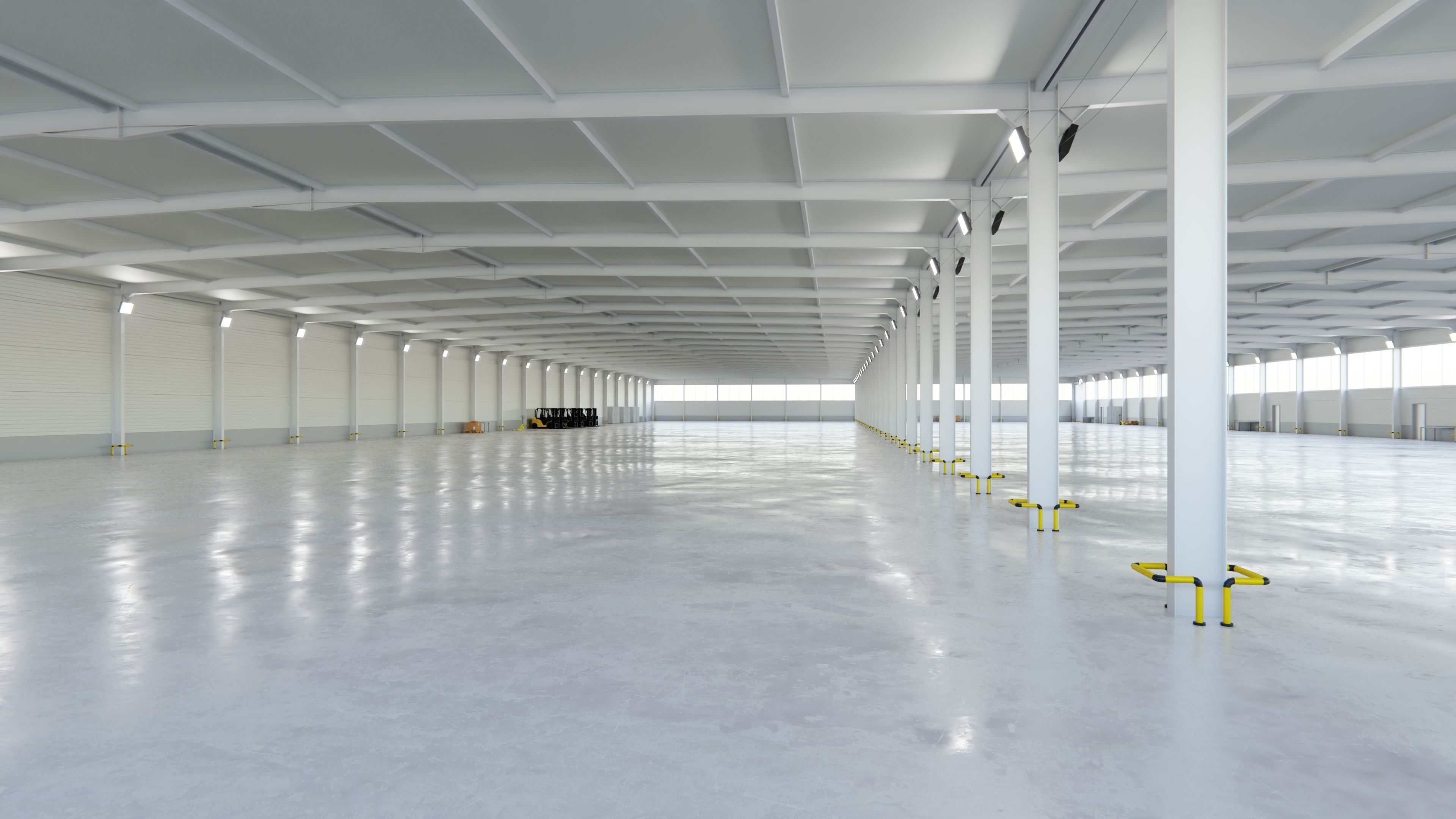 Warehouse Interior 5c Low-poly 3D model_7