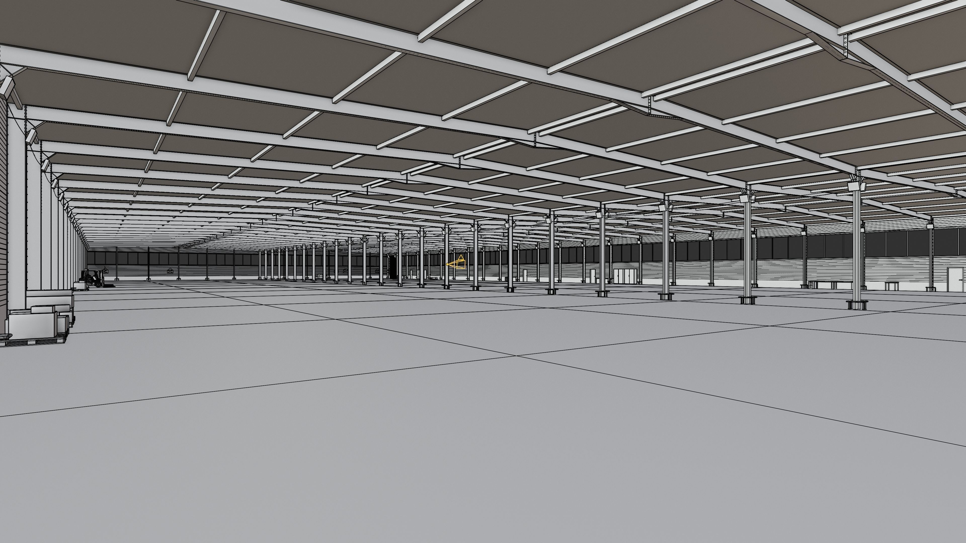 Warehouse Interior 5c Low-poly 3D model_17