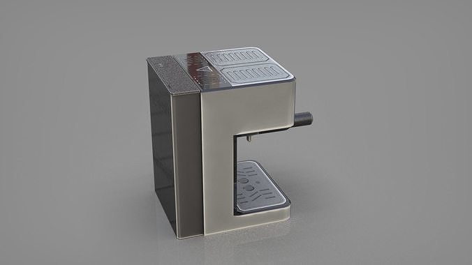 COFFEE MAKER Low-poly 3D model 5