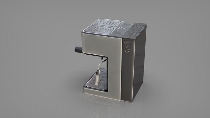 COFFEE MAKER Low-poly 3D model 4