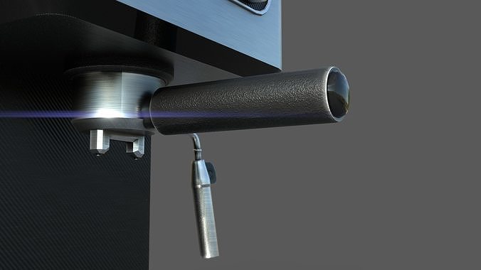 COFFEE MAKER Low-poly 3D model 2