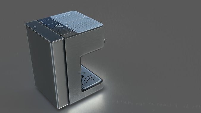 COFFEE MAKER Low-poly 3D model 7