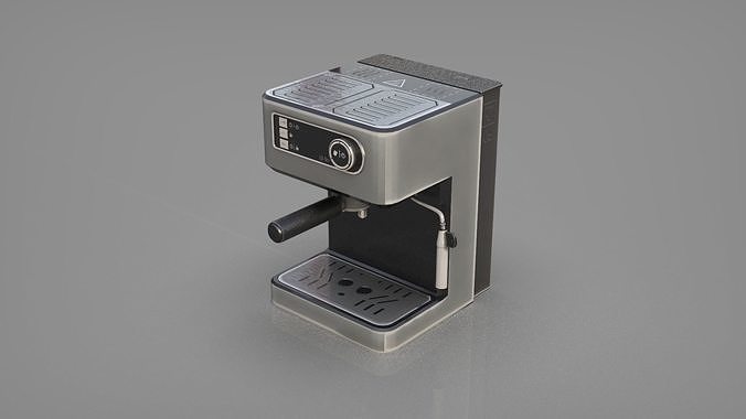 COFFEE MAKER Low-poly 3D model 3