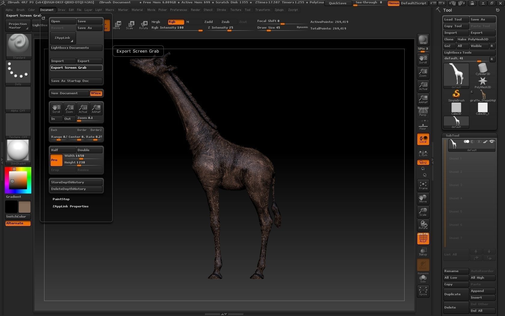 Baby  Giraffe Somalische 3D print model_6