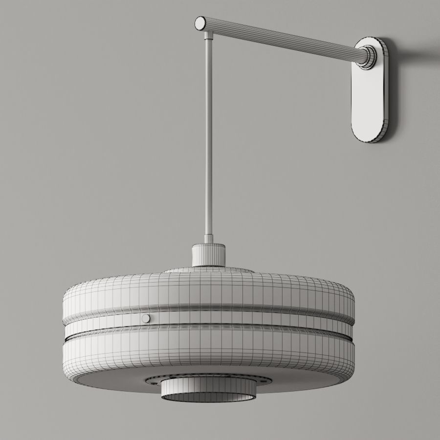 Bert Frank Masina Wall Lamp 3D model_1