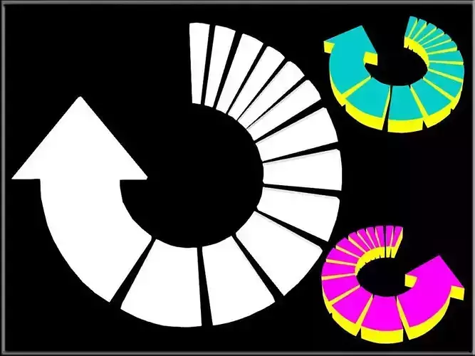 ARROW 8 different colored arrows