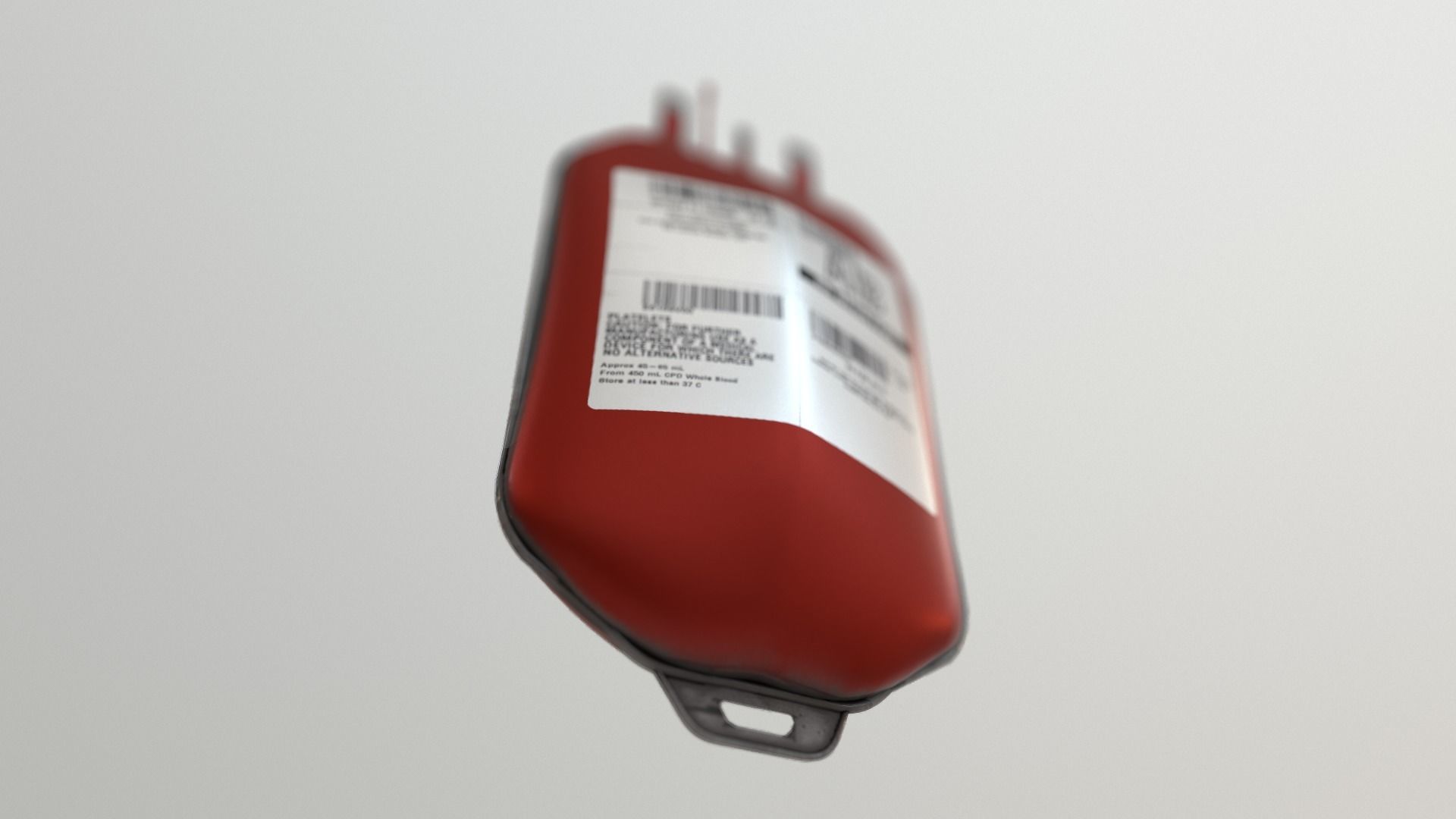 Blood Bag Game Ready Low-poly 3D model_6