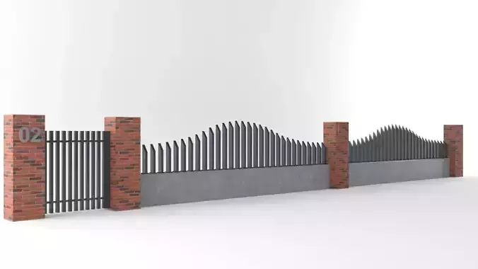 Decorative Fence Model APF-002
