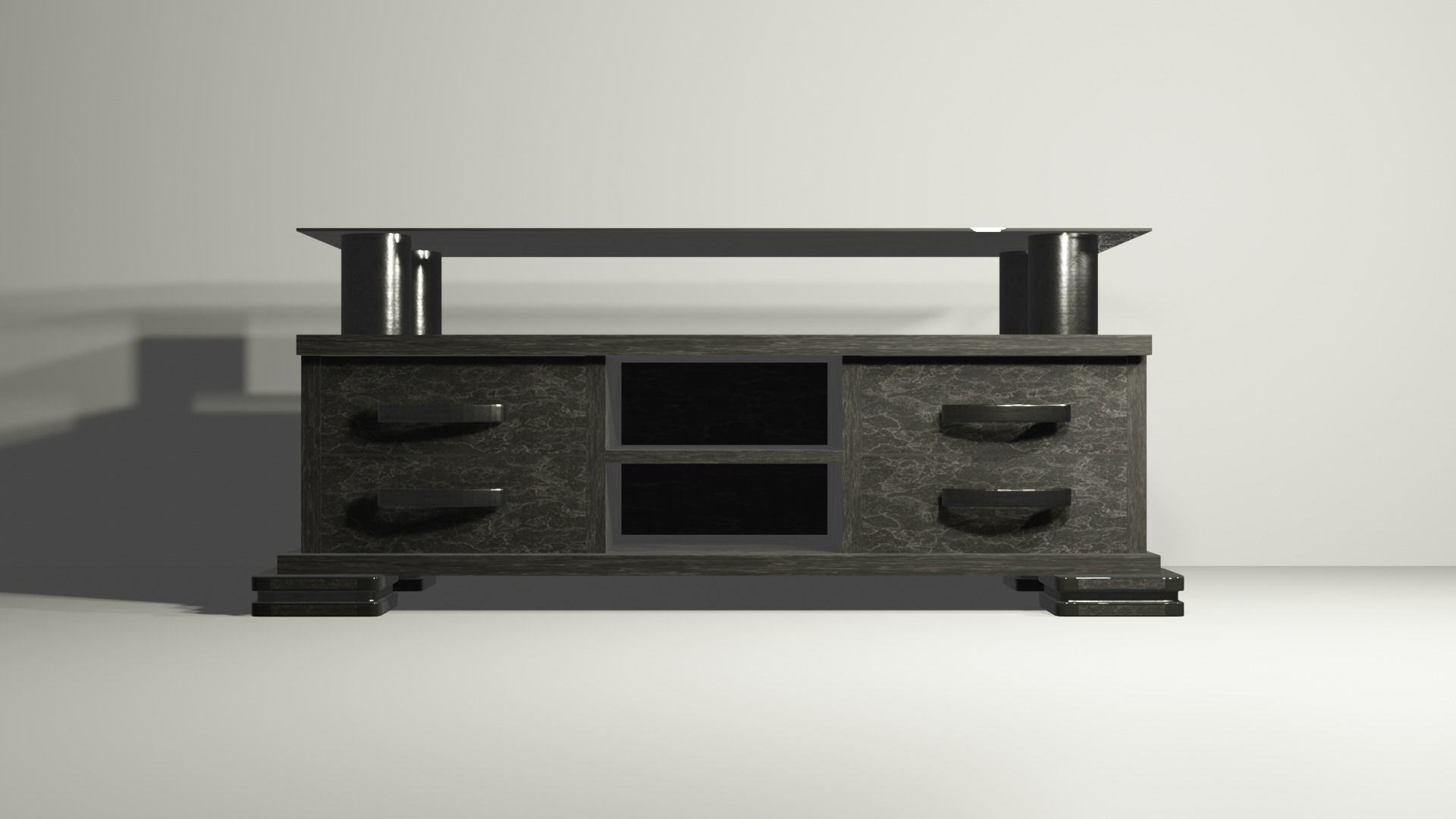 modern table mostly used for tv and living rooms Free 3D model_1