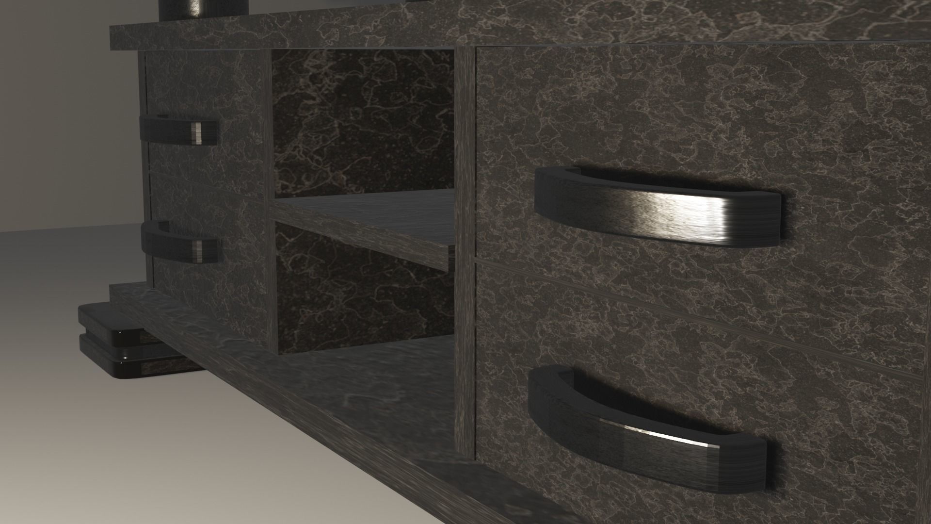 modern table mostly used for tv and living rooms Free 3D model_3