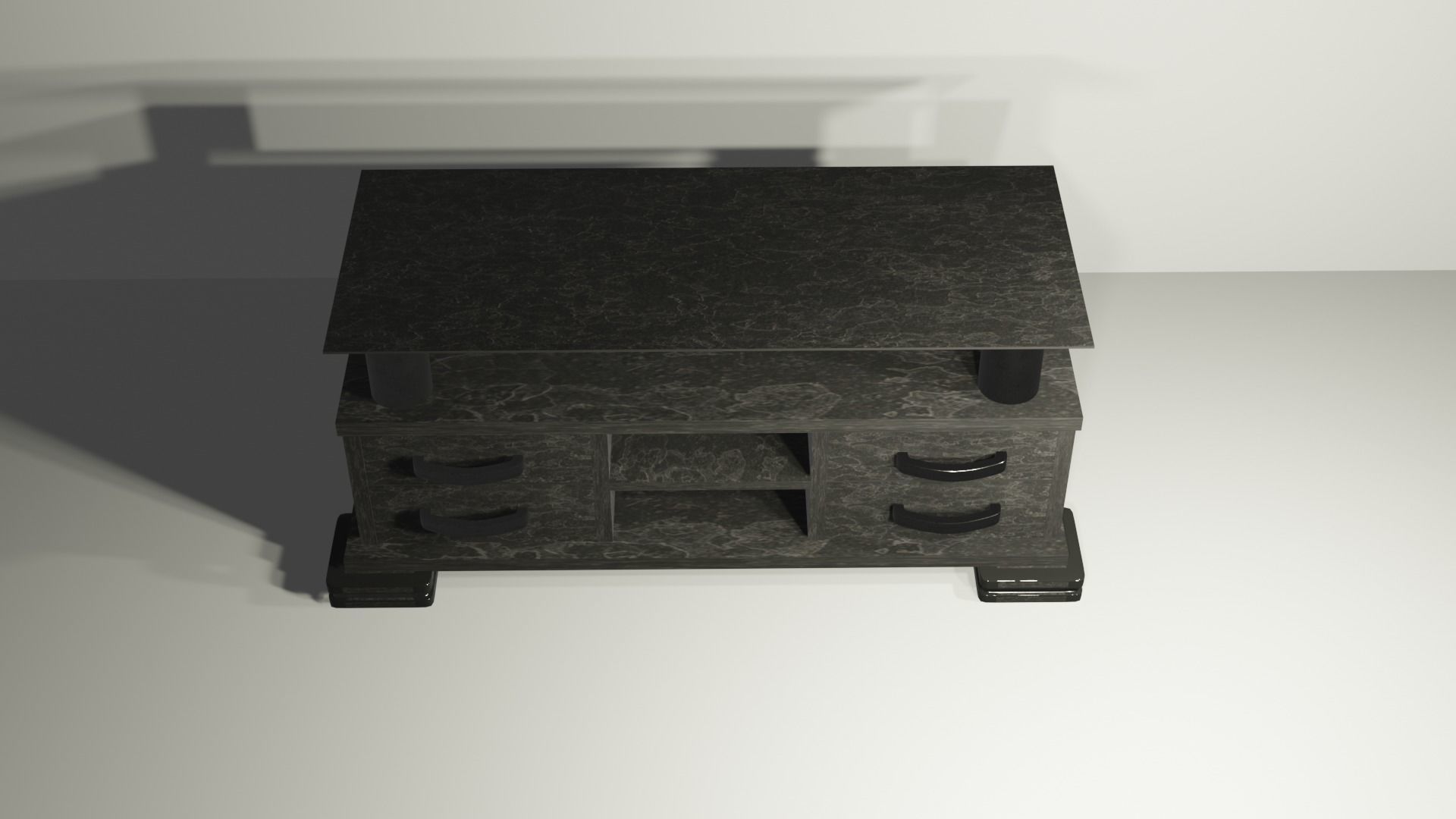 modern table mostly used for tv and living rooms Free 3D model_2