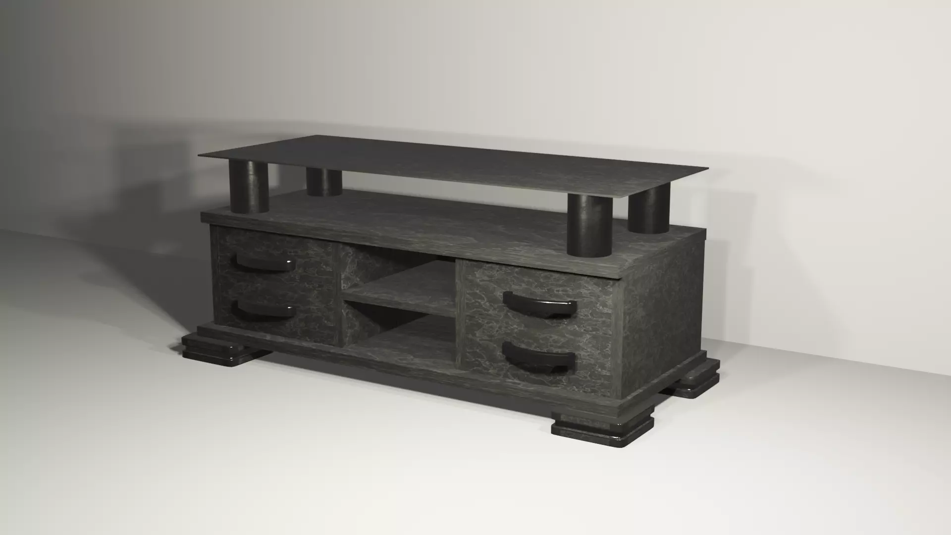 modern table mostly used for tv and living rooms Free 3D model_0