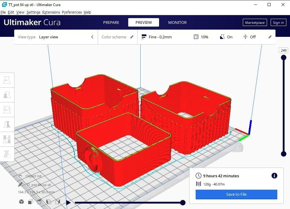 Plant pot holder 84 3D print model_12