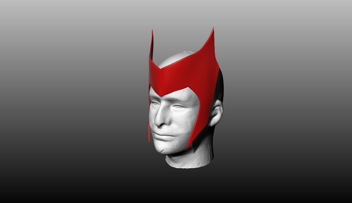 WandaVision Scarlet Witch Crown VERSION 2 3D print model_3