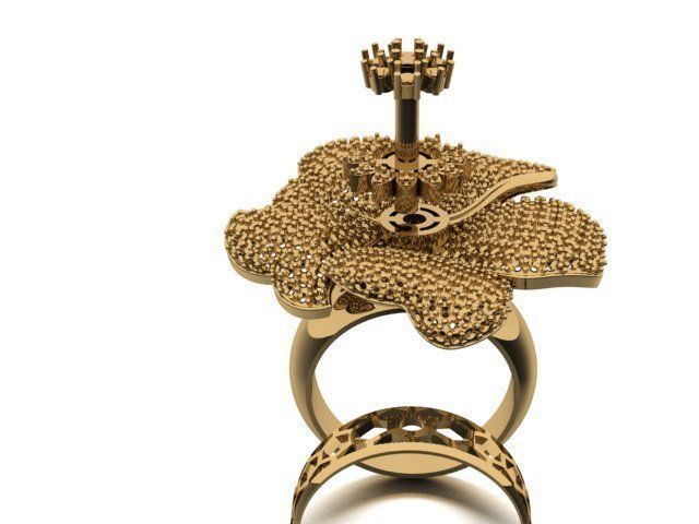 DAISY RING 3D print model_4