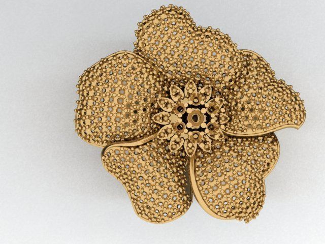 DAISY RING 3D print model_3