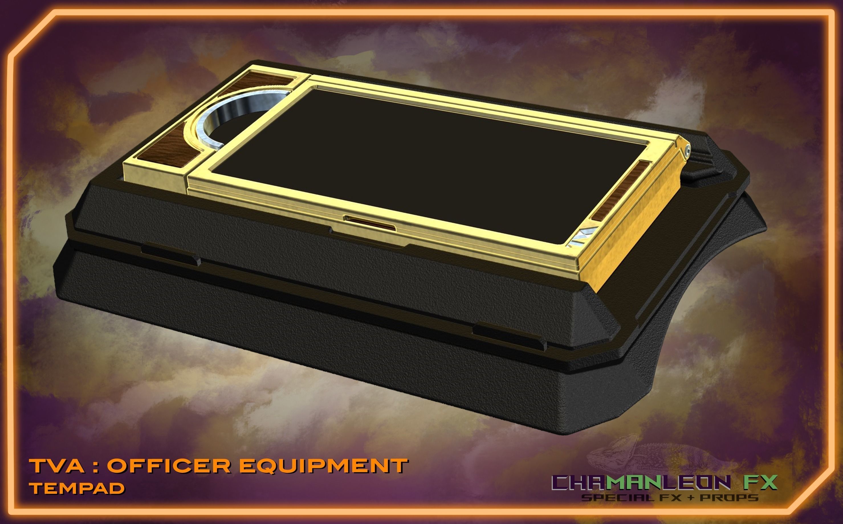 LOKI TVA TemPad and Vambrace Mount Cosplay 3D print model_4