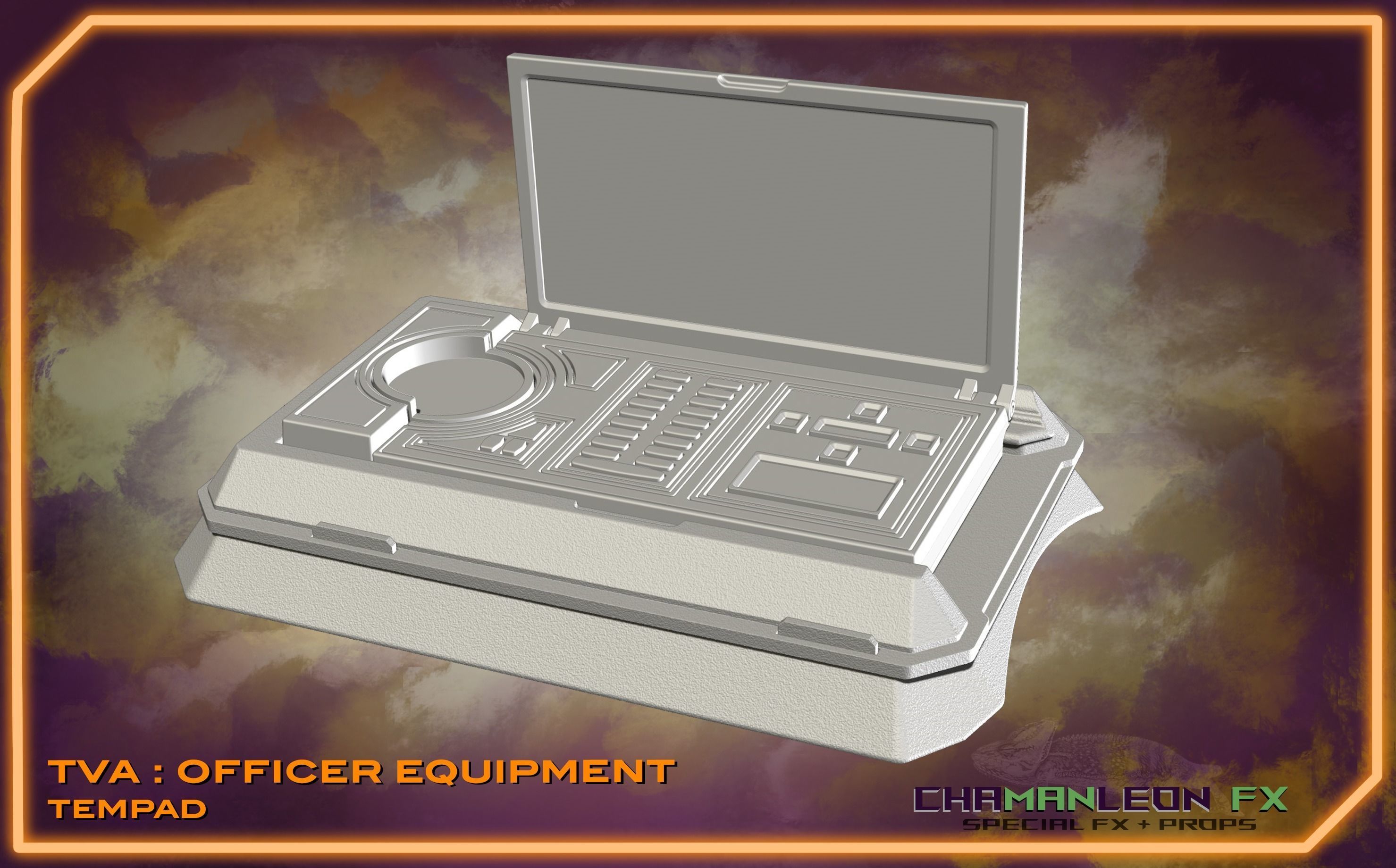 LOKI TVA TemPad and Vambrace Mount Cosplay 3D print model_11