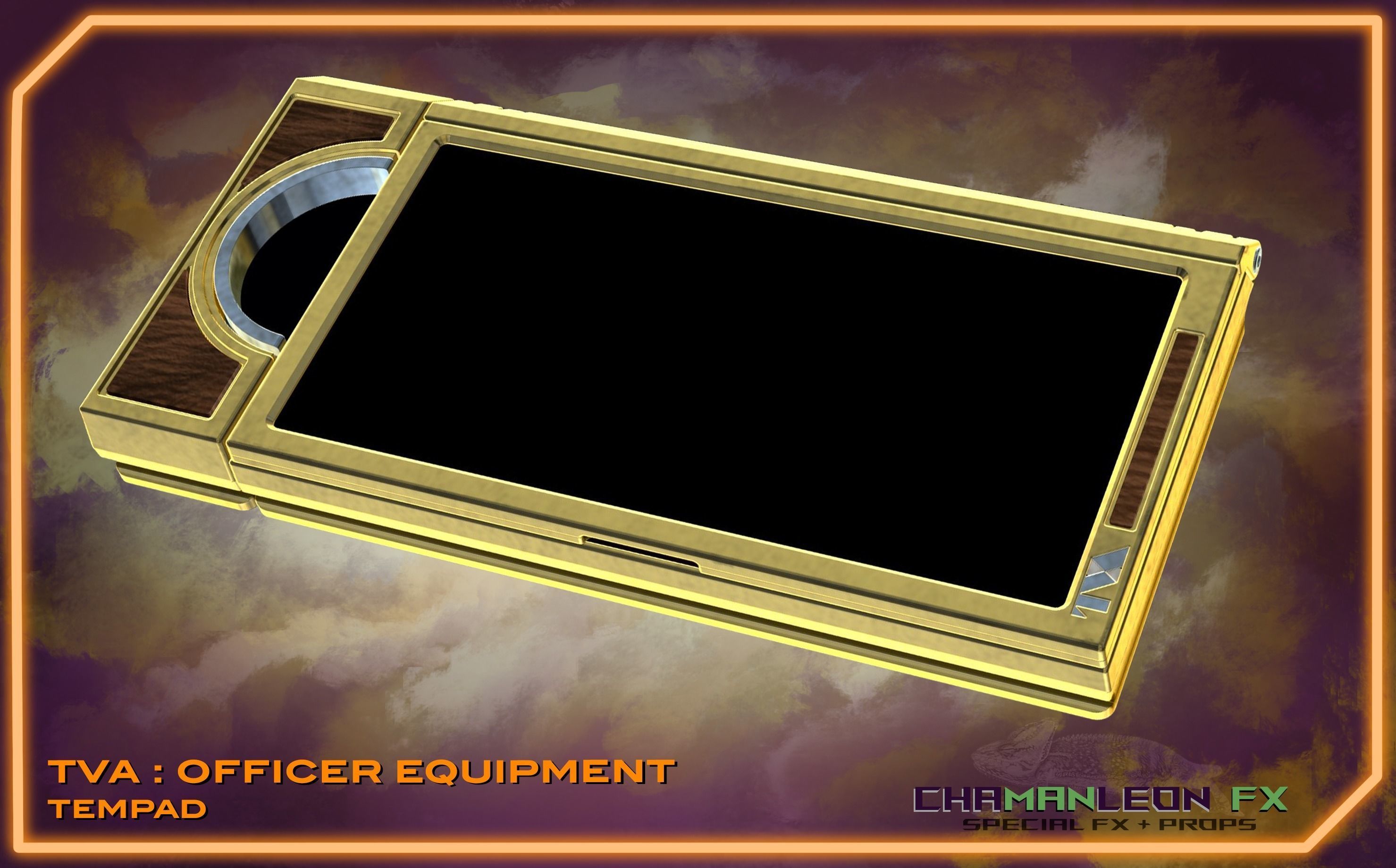 LOKI TVA TemPad and Vambrace Mount Cosplay 3D print model_1