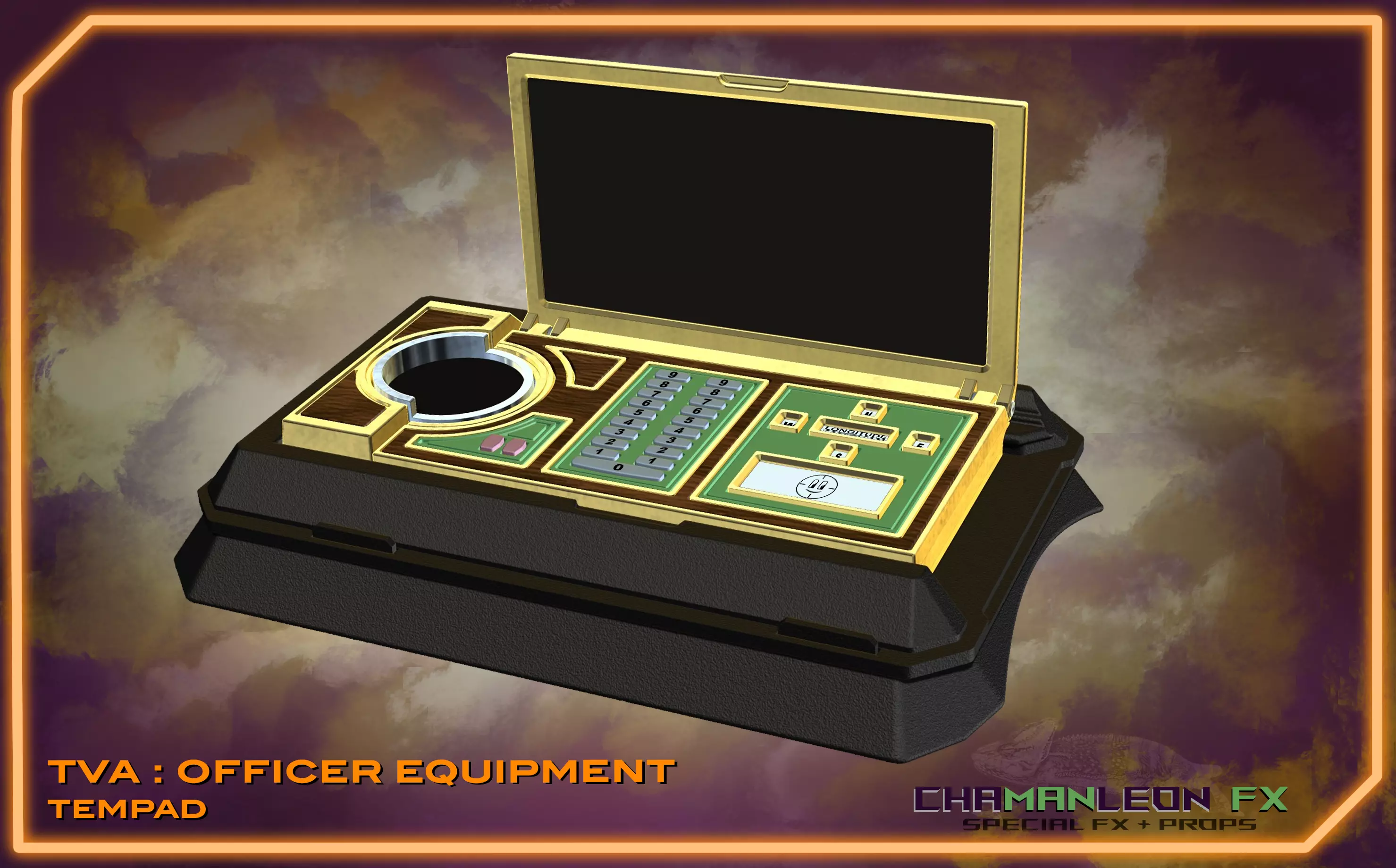 LOKI TVA TemPad and Vambrace Mount Cosplay 3D print model_0