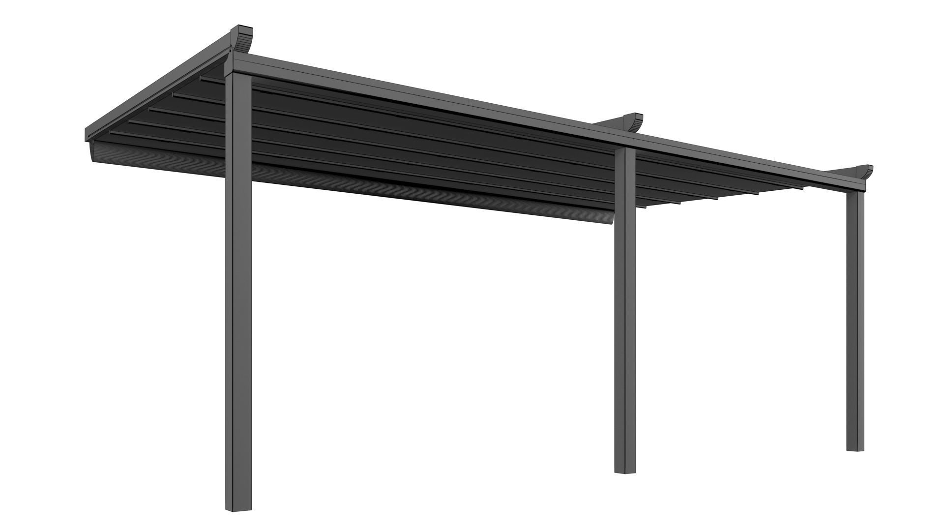 Modern Motorized Pergola APP-001 3D model_7