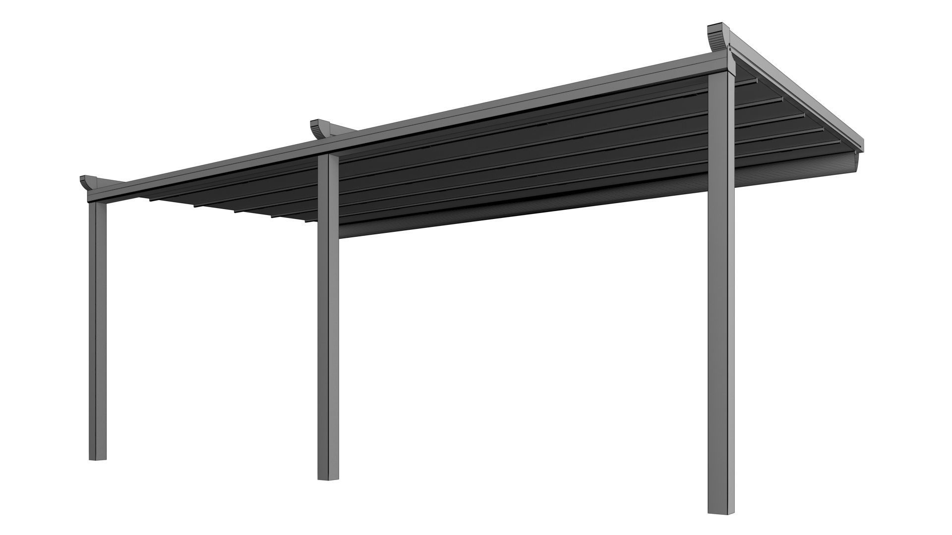 Modern Motorized Pergola APP-001 3D model_8