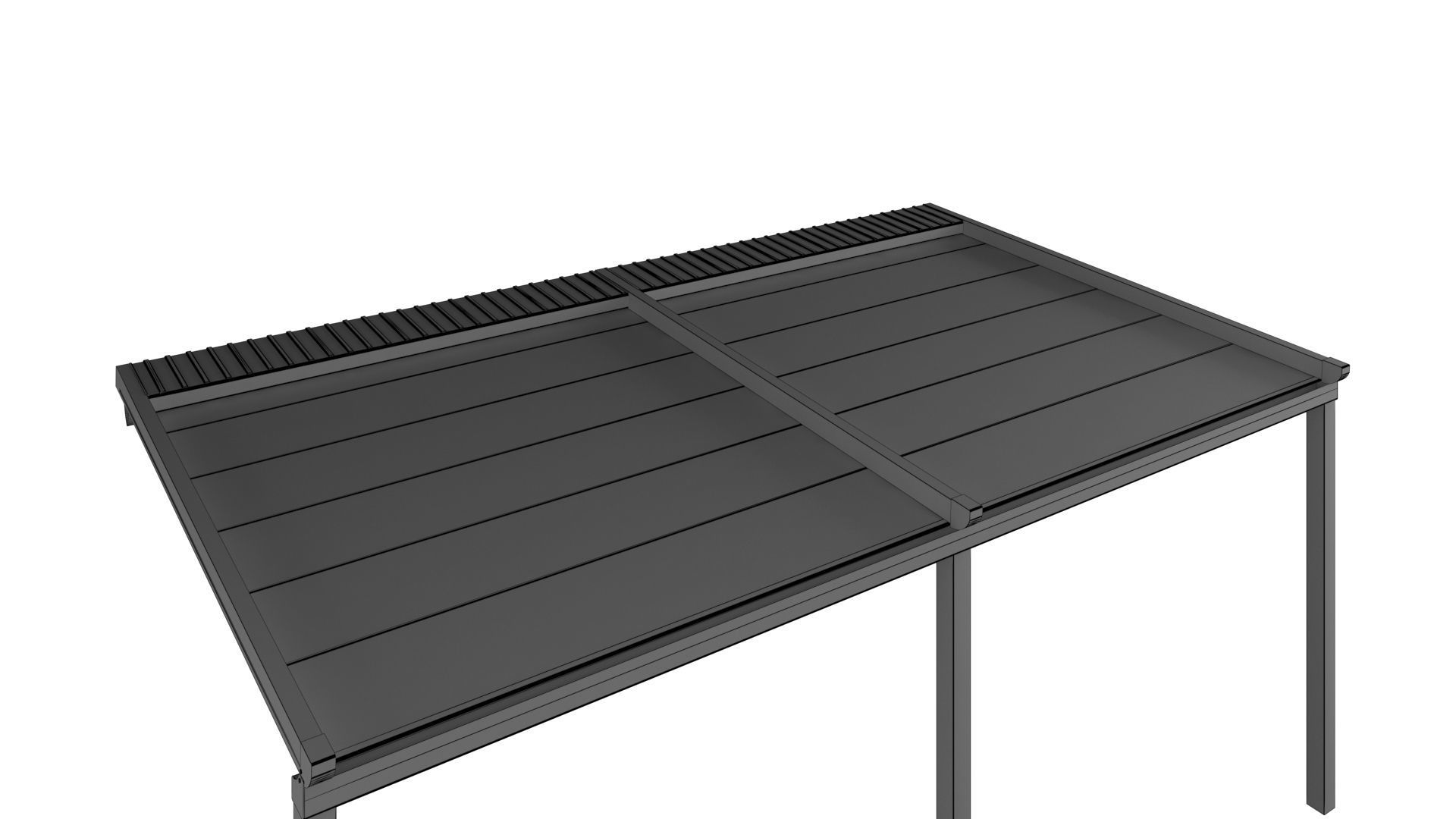 Modern Motorized Pergola APP-001 3D model_2