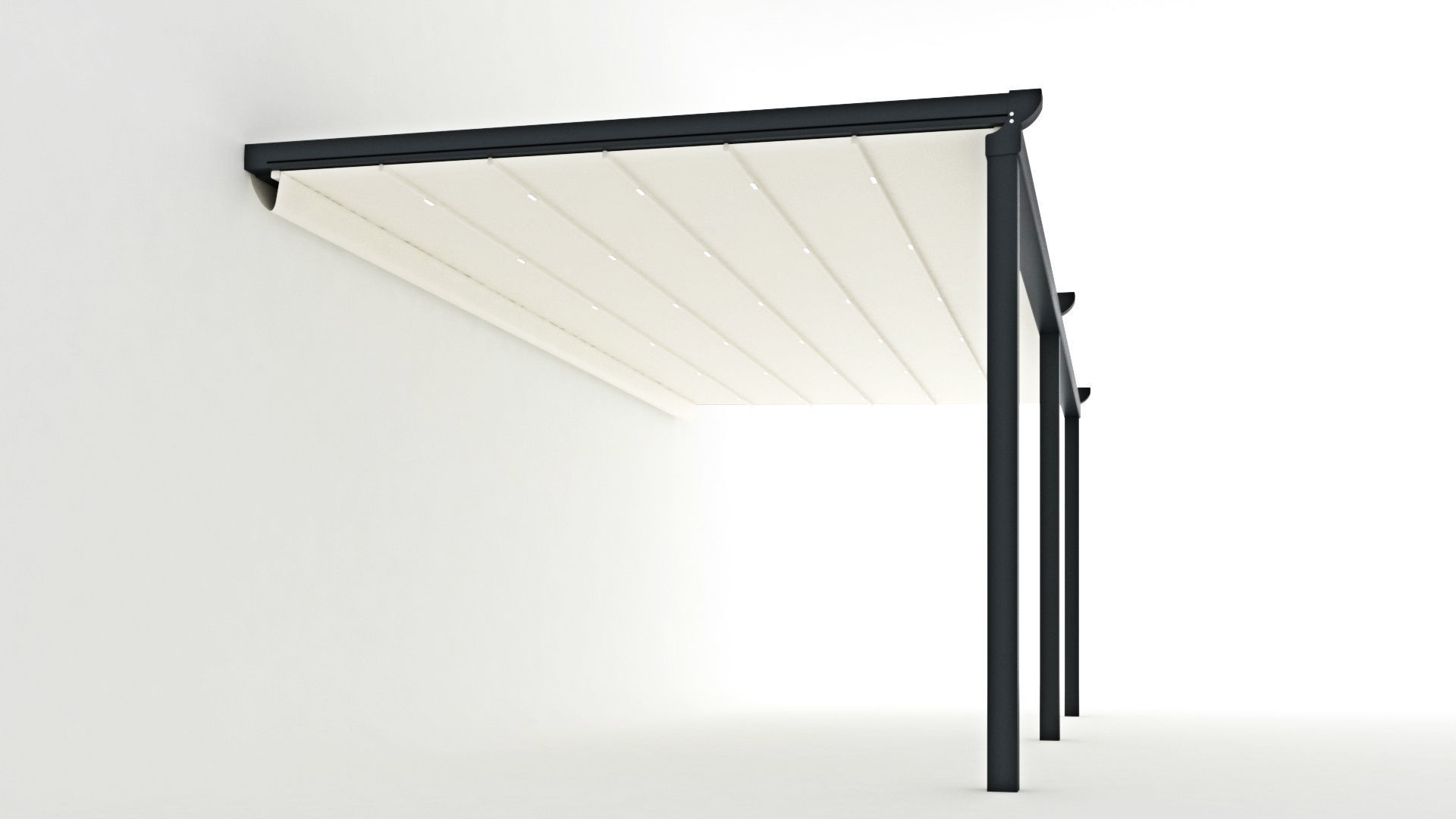 Modern Motorized Pergola APP-001 3D model_6