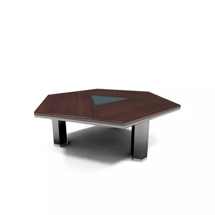 Varnished Conference Table 3D model_0
