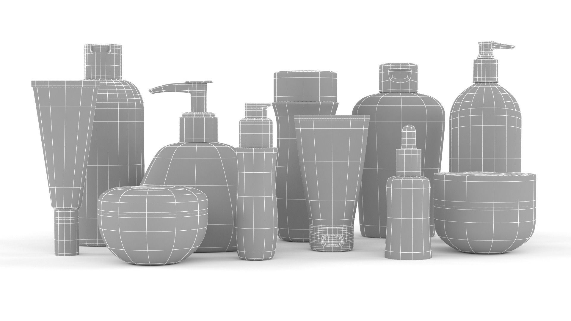 Plastic Bottles 3D model_15