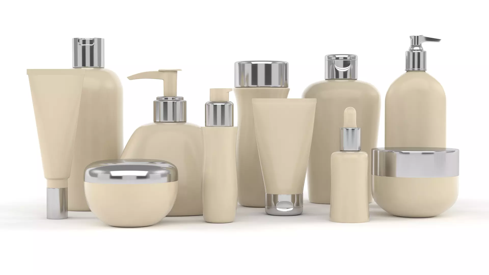 Plastic Bottles 3D model_0