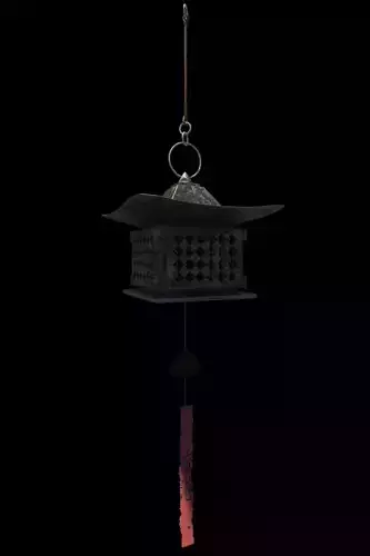 Japanese wind bell 3D model