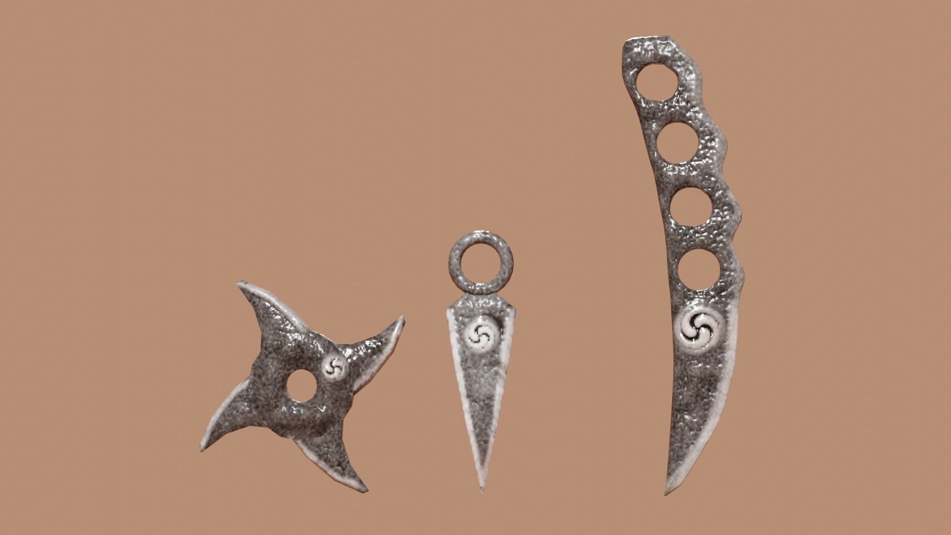 3D MODEL WEAPON PACK LOWPOLY  Low-poly 3D model_2