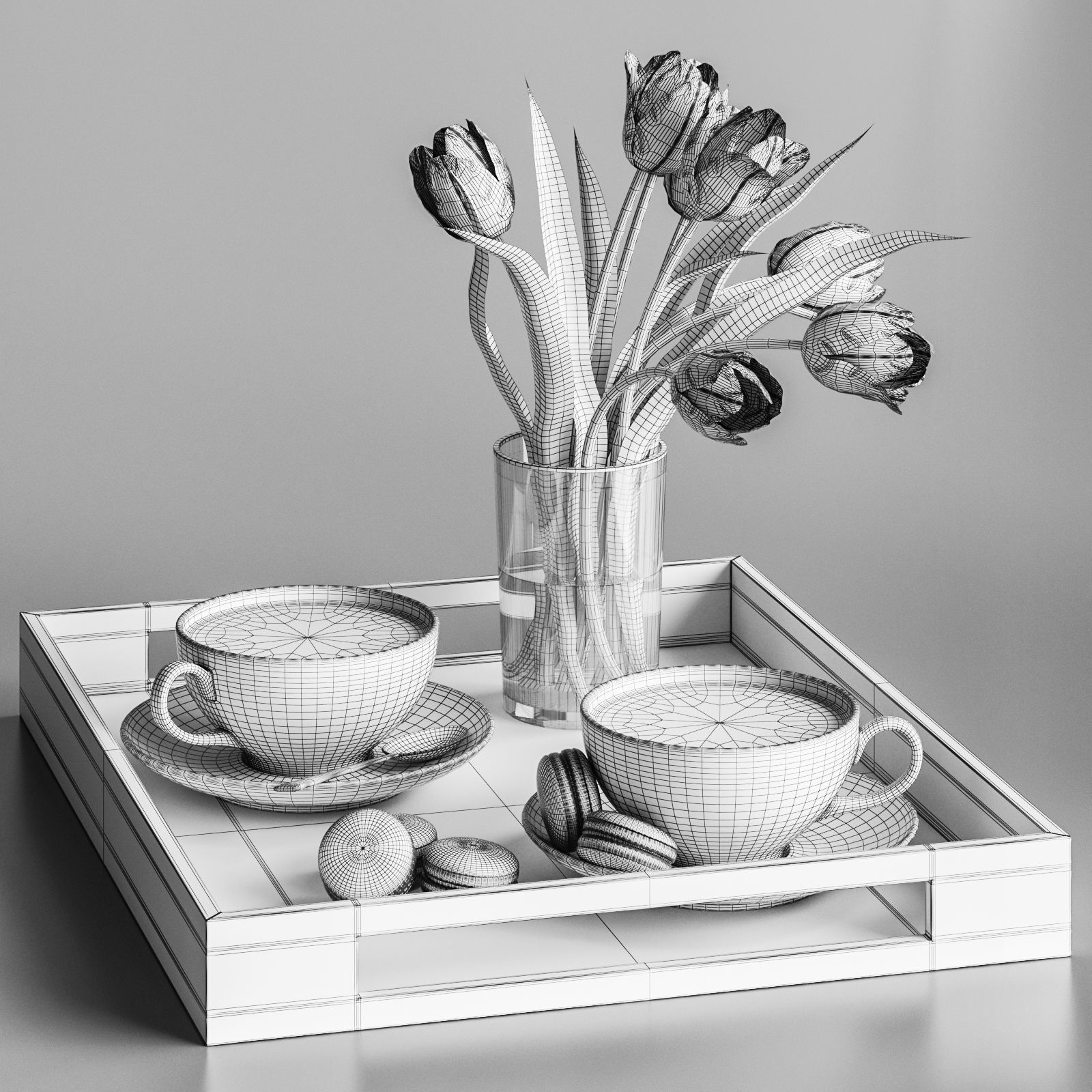 Decorative set 28 3D model_4