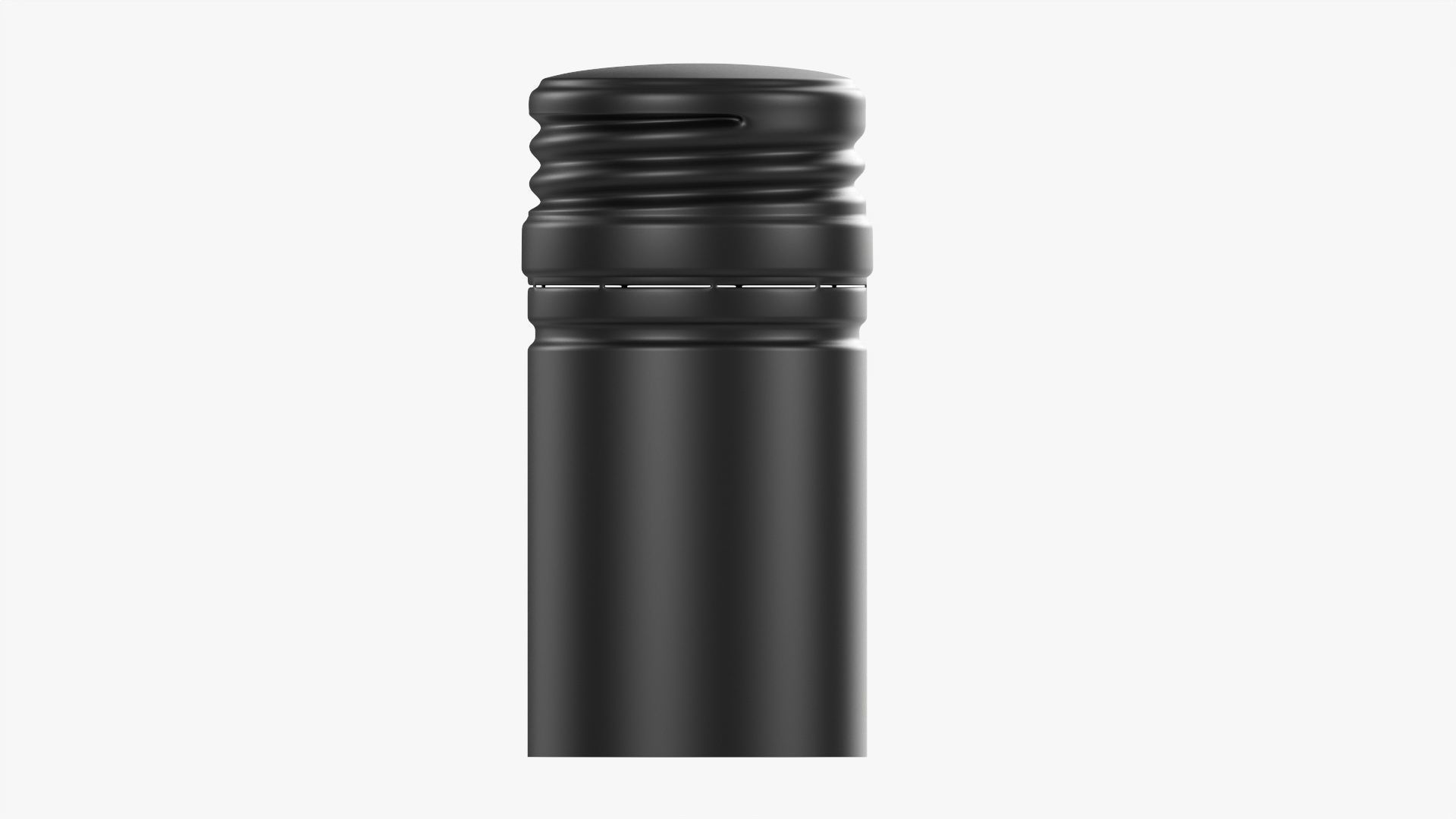 Wine bottle screw cap 3D model_4