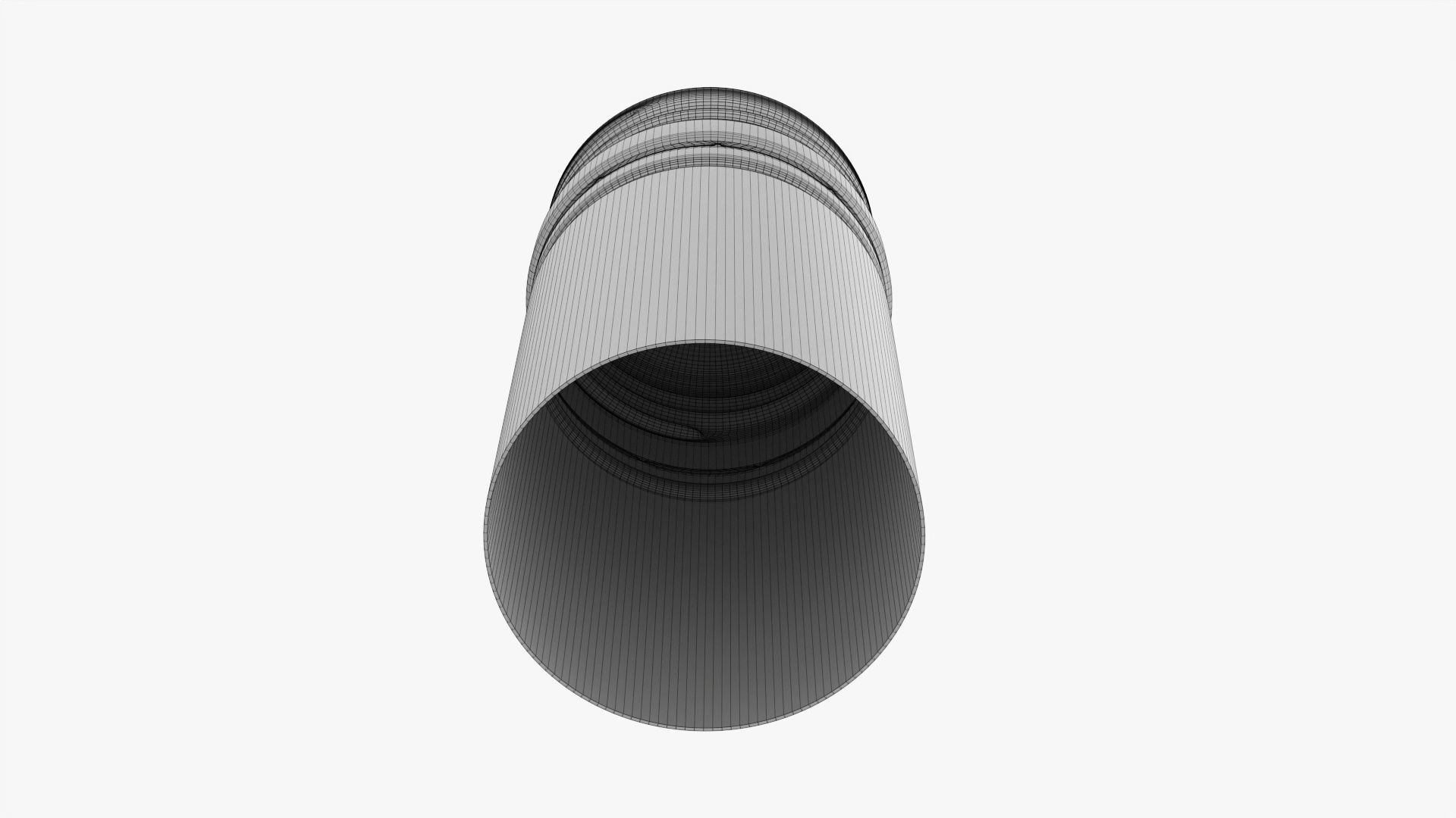 Wine bottle screw cap 3D model_7