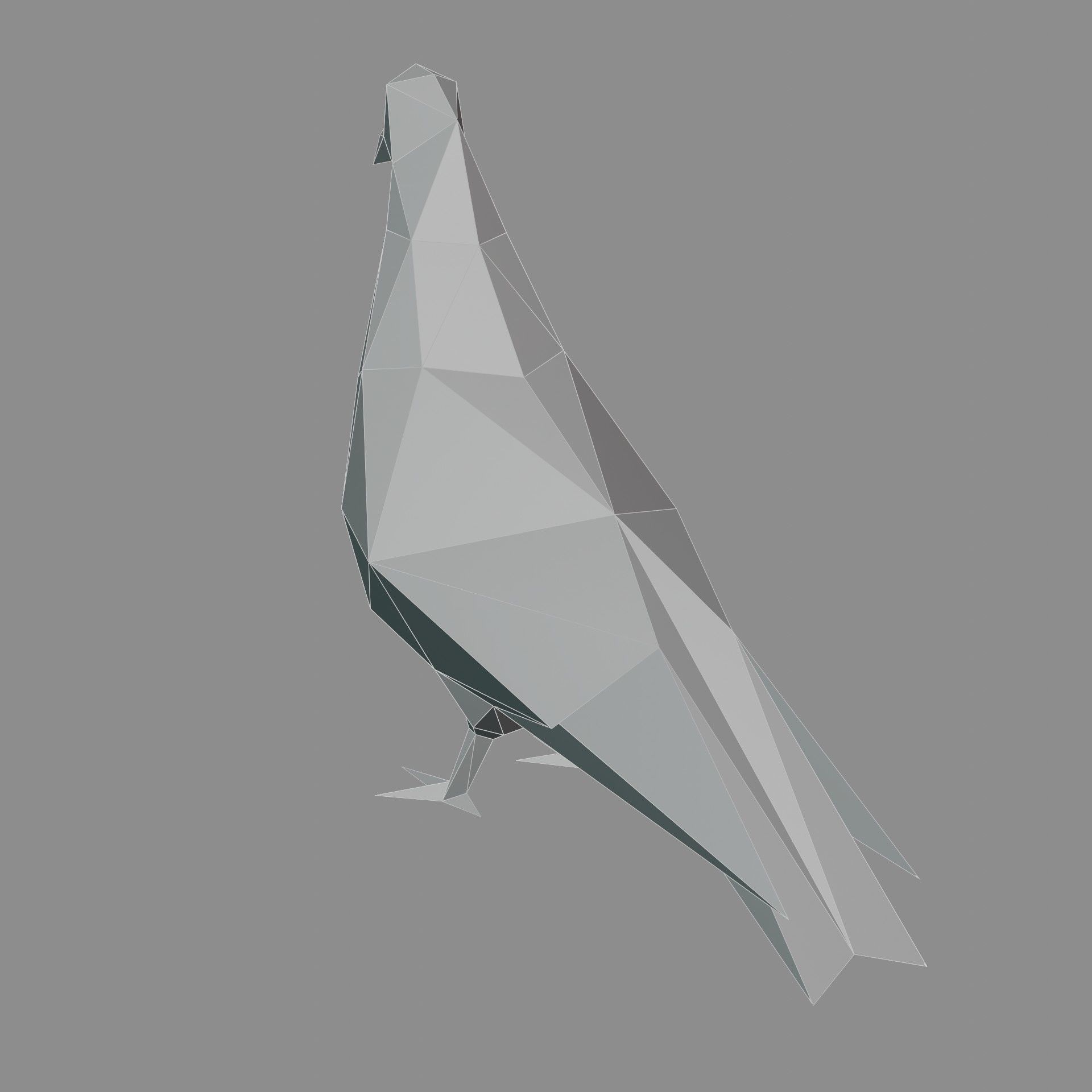 Bird - Pigeon 3D print model_6