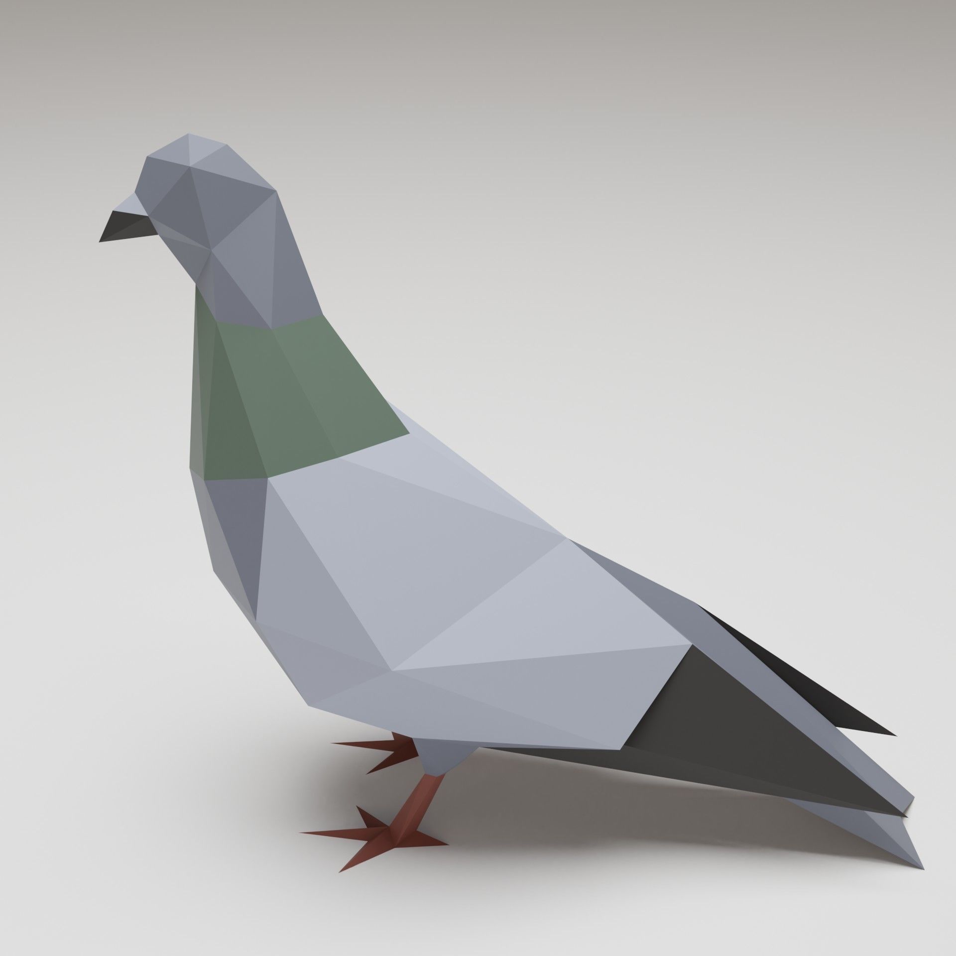 Bird - Pigeon 3D print model_3