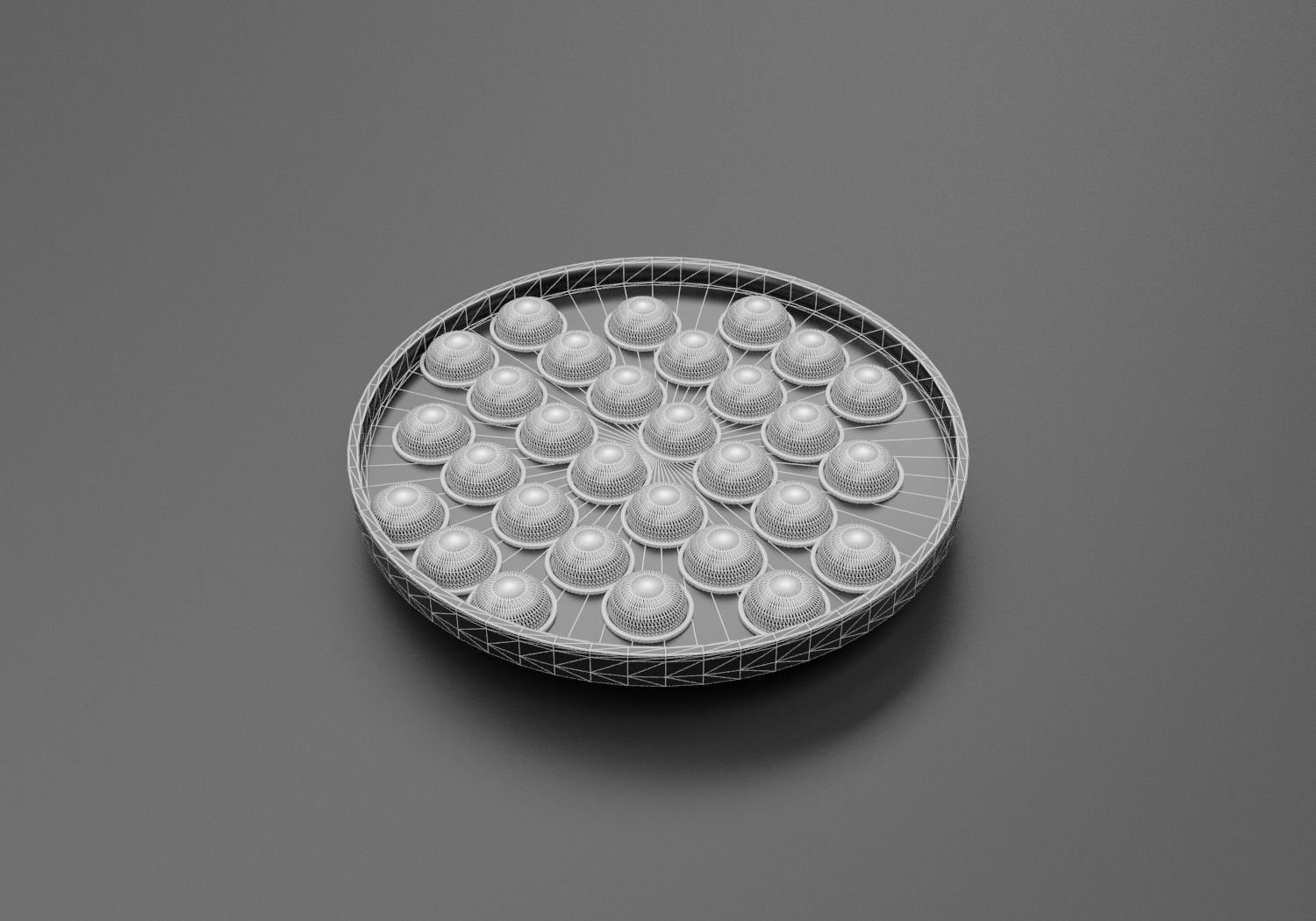 Pop it  Low-poly 3D model_8