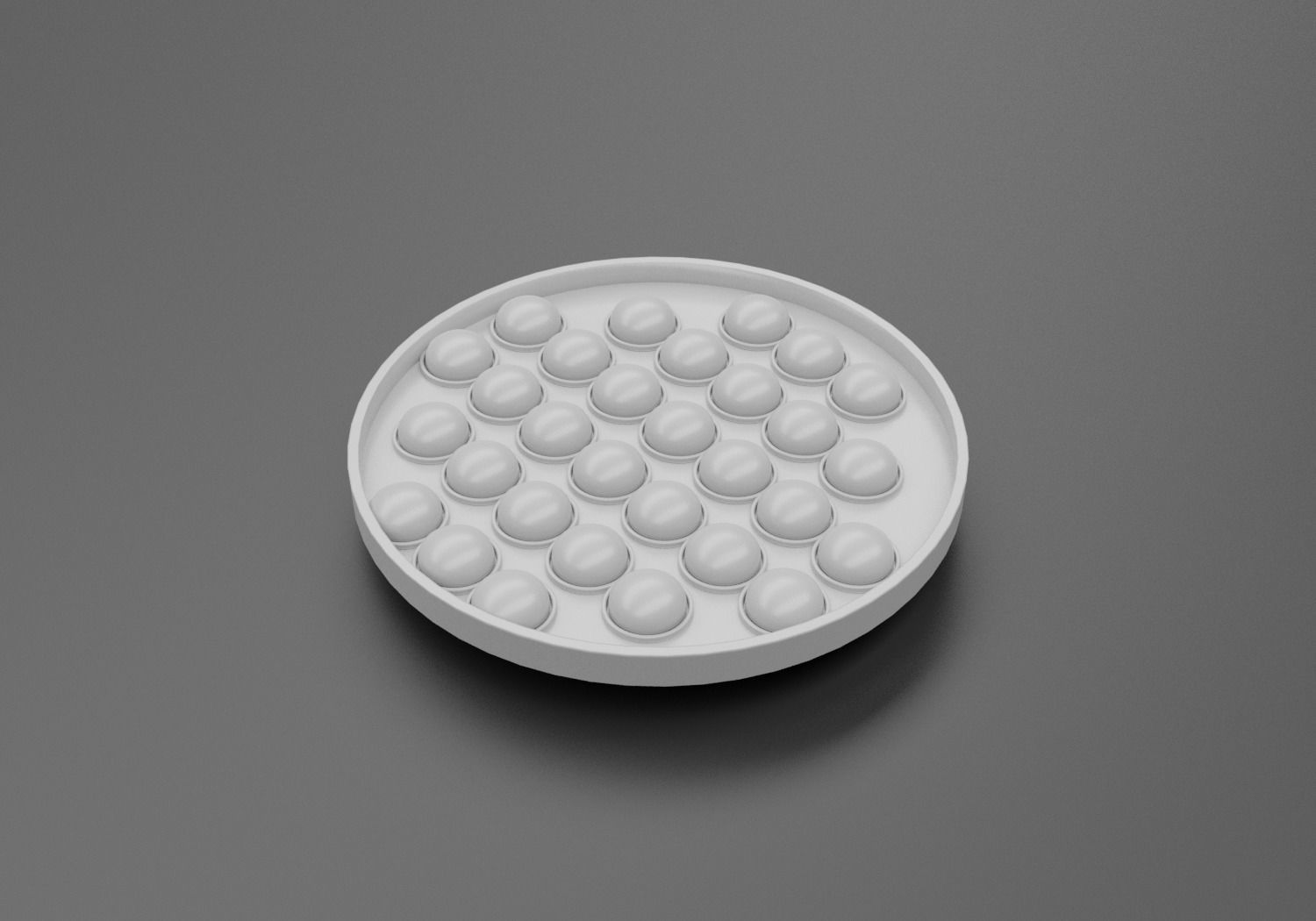 Pop it  Low-poly 3D model_7