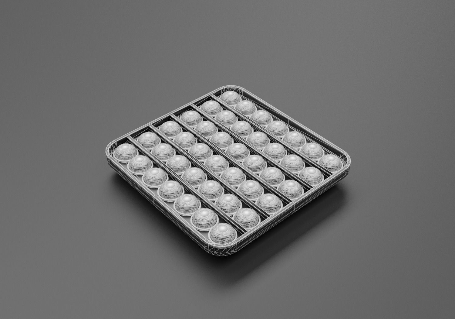 Pop it  Low-poly 3D model_5