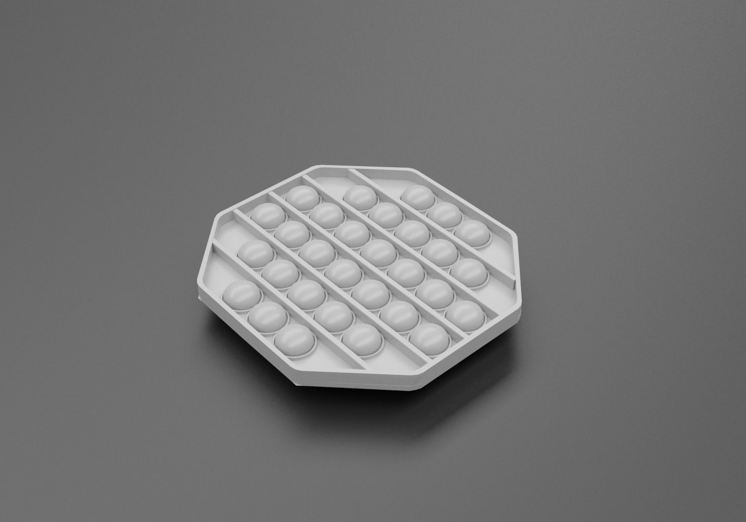 Pop it  Low-poly 3D model_10