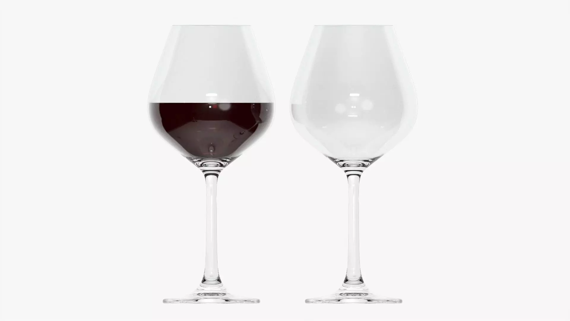 Wine glass 05 3D model
