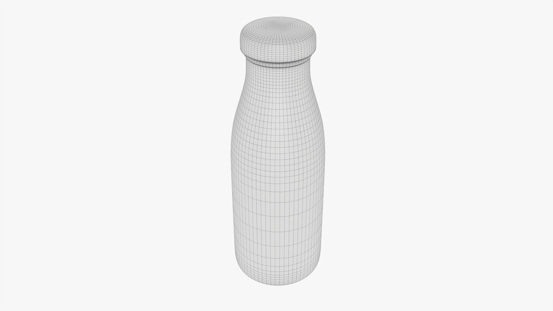 Bottle of milk 3D model_6