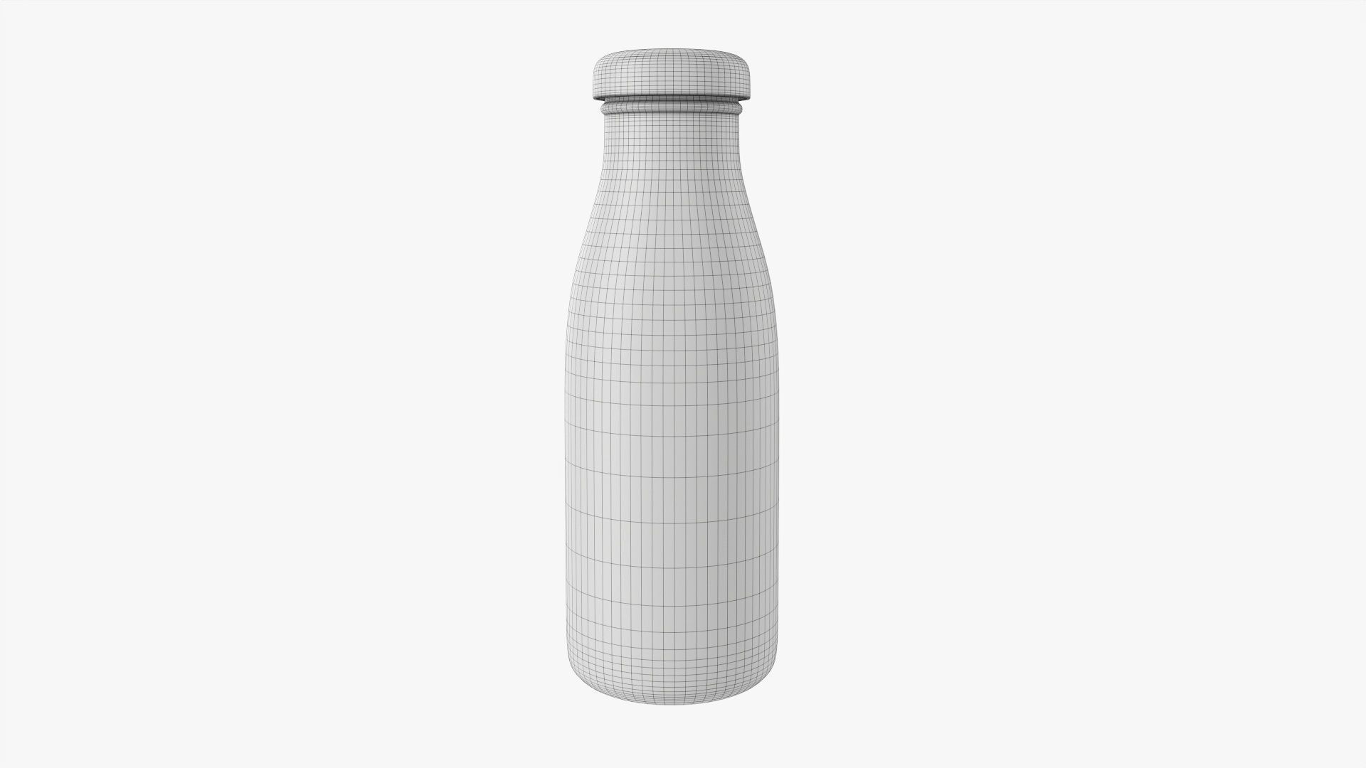 Bottle of milk 3D model_5