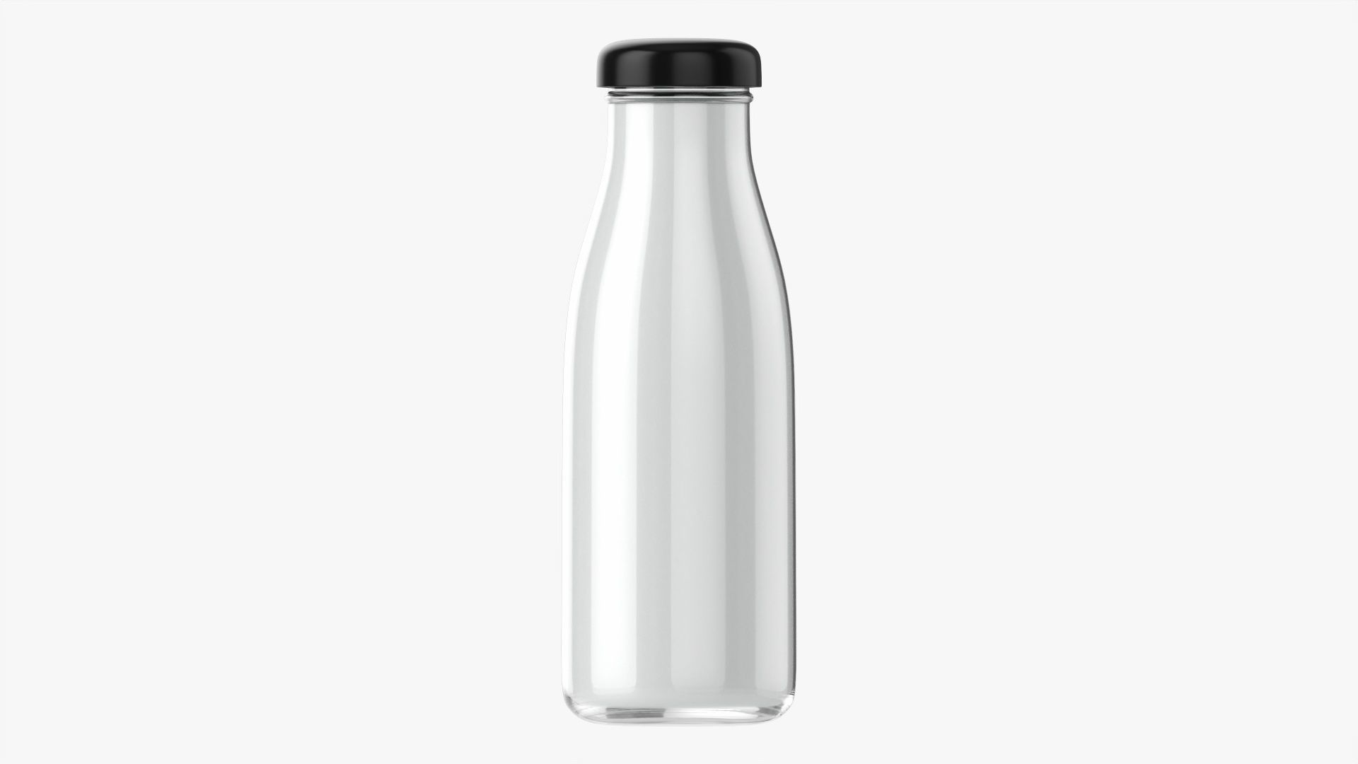 Bottle of milk 3D model_3