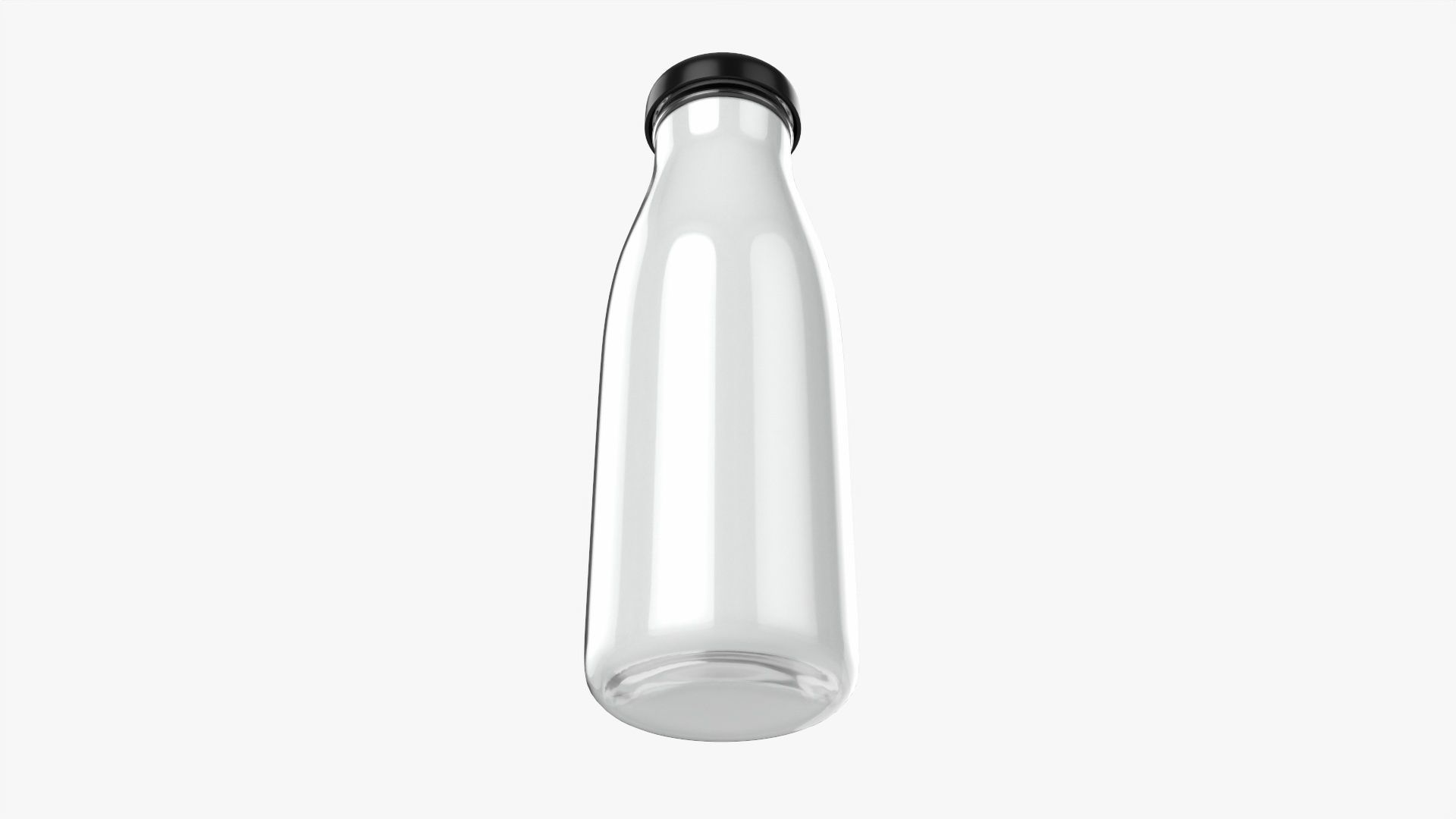 Bottle of milk 3D model_2