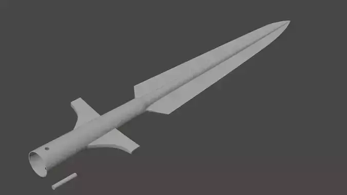 Viking spearhead for 3d printing 3D print model