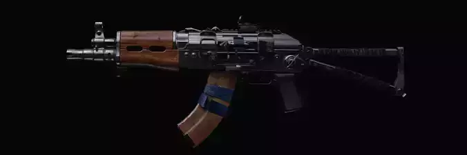AKS-74U Low-poly 3D model